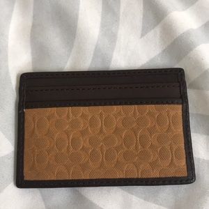 Men’s coach wallet slim yellow